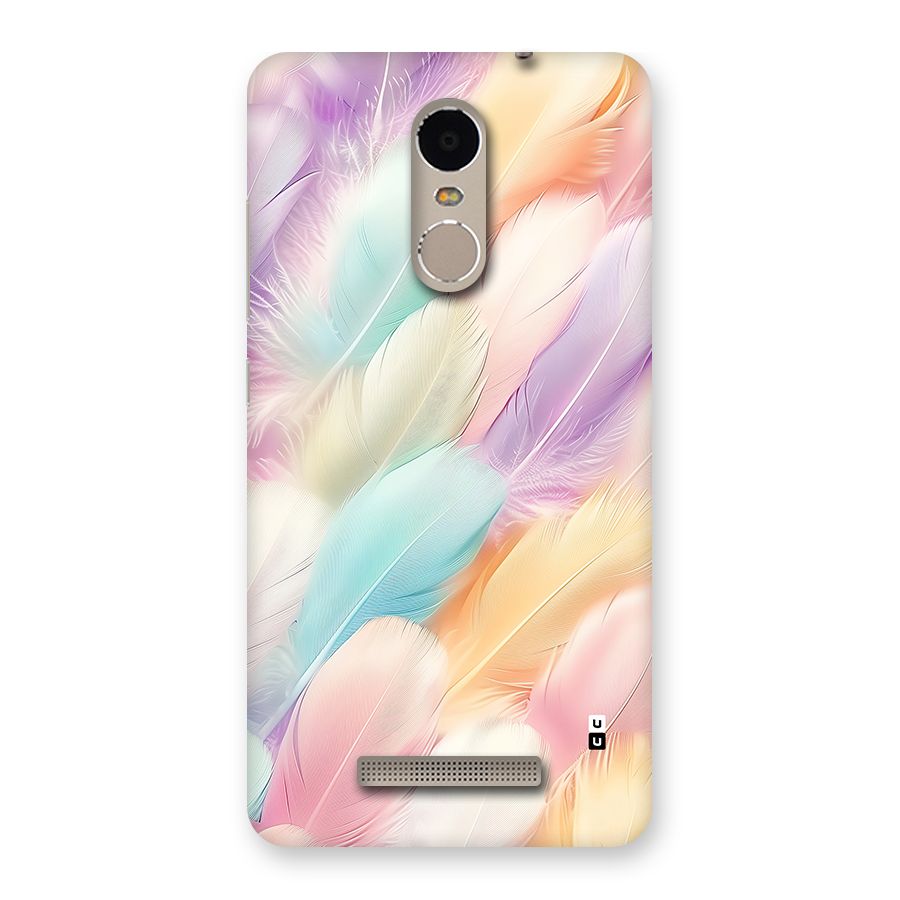 Pastel Feather Back Case for Redmi Note 3