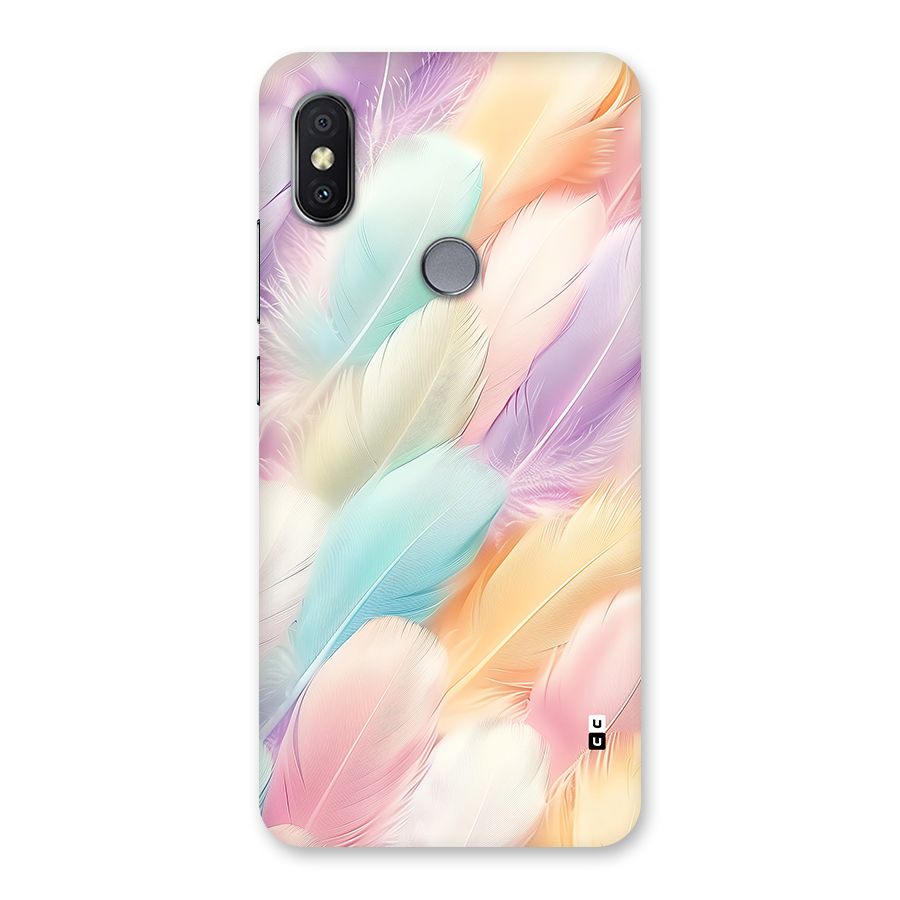 Pastel Feather Back Case for Redmi Y2