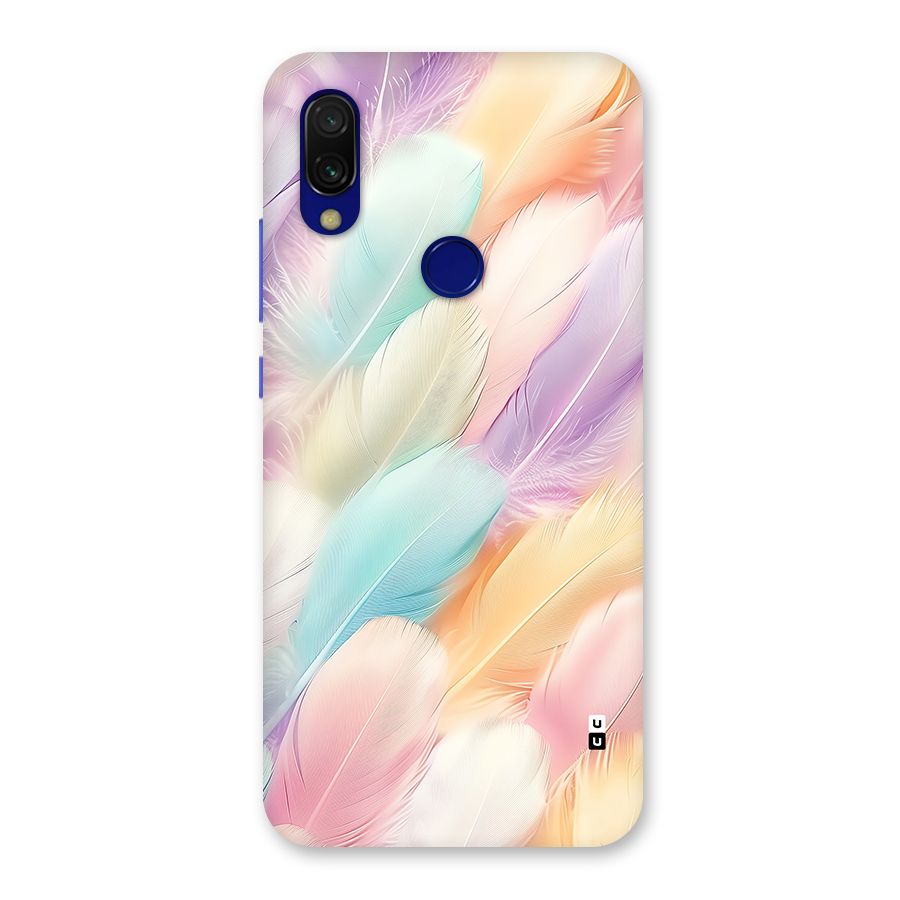 Pastel Feather Back Case for Redmi Y3