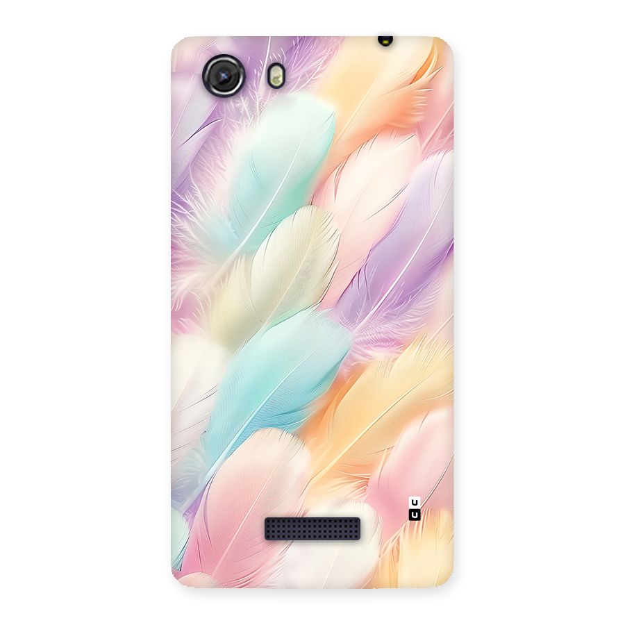Pastel Feather Back Case for Unite 3
