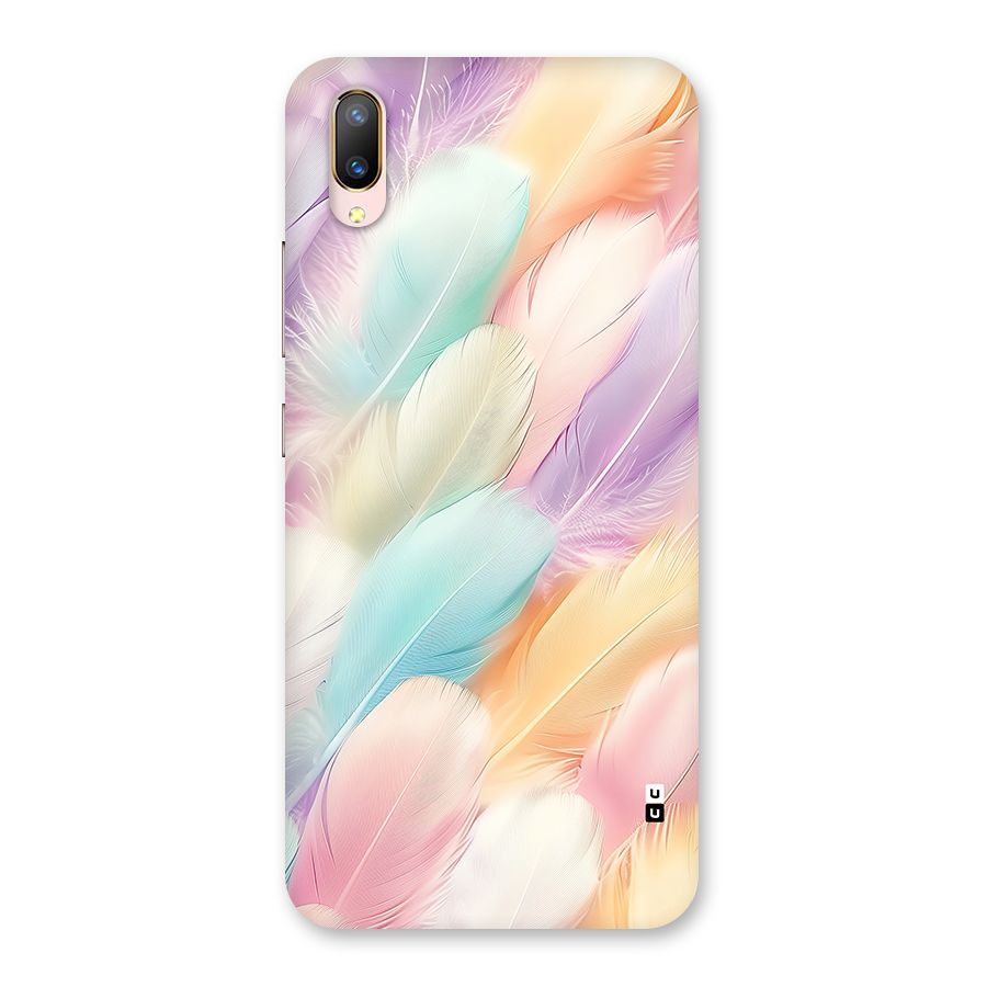 Pastel Feather Back Case for Vivo V11 Pro