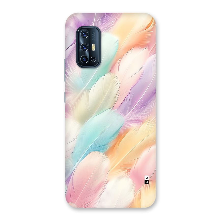 Pastel Feather Back Case for Vivo V17