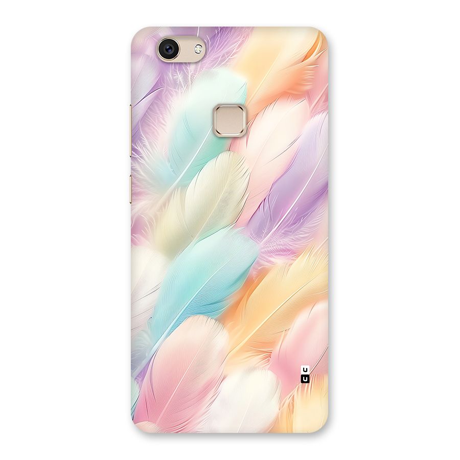 Pastel Feather Back Case for Vivo V7