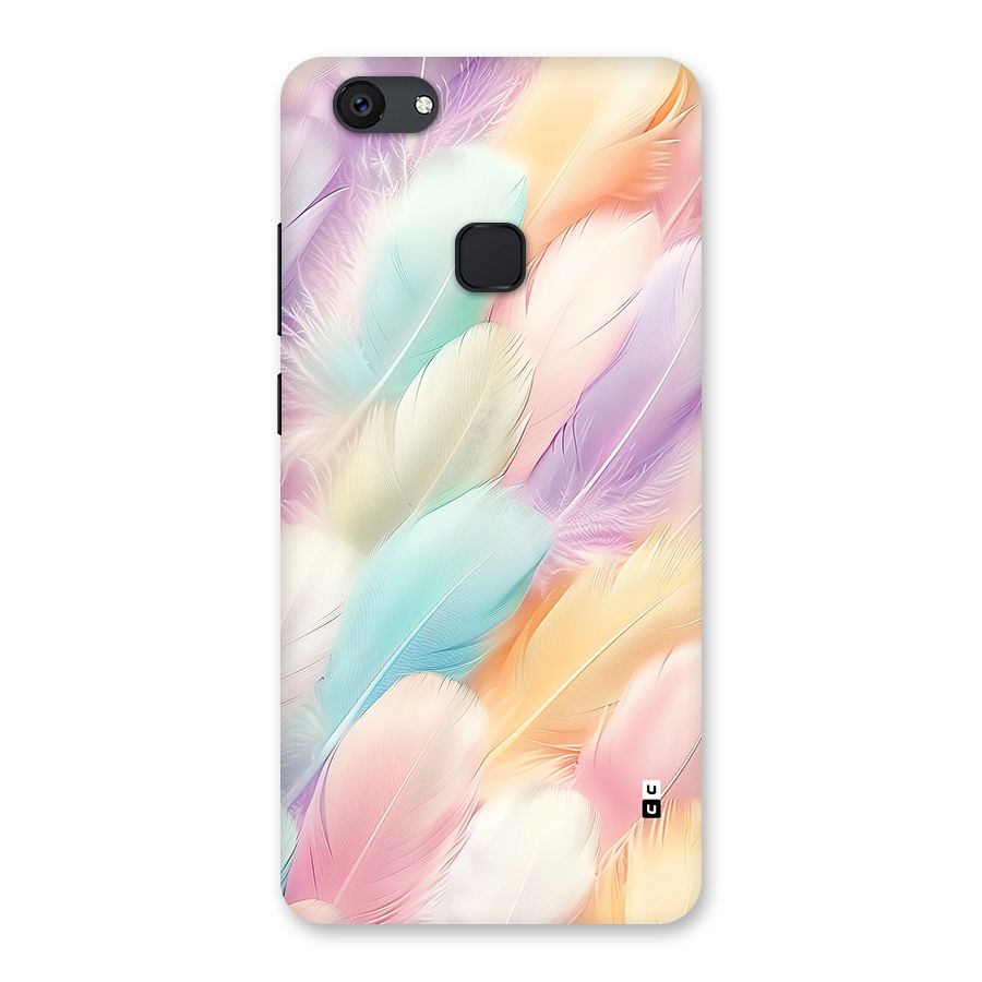 Pastel Feather Back Case for Vivo V7 Plus