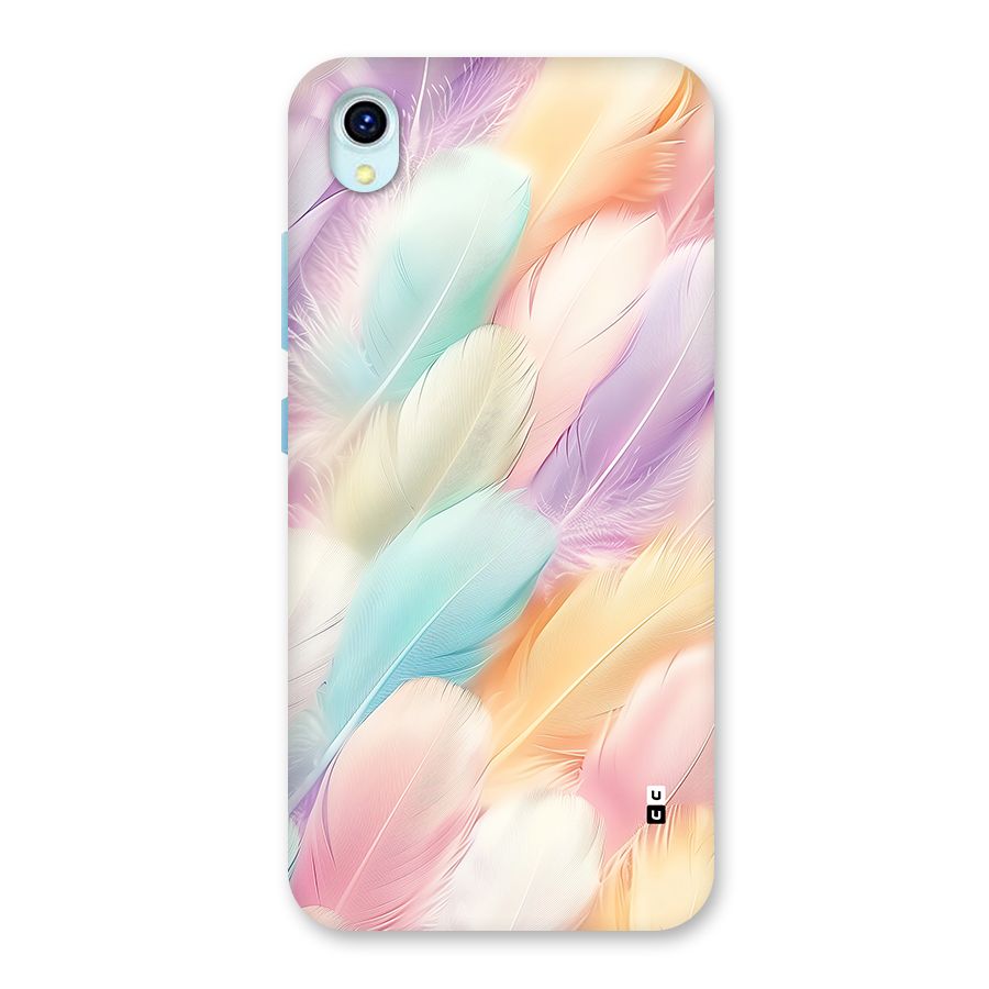 Pastel Feather Back Case for Vivo Y1s