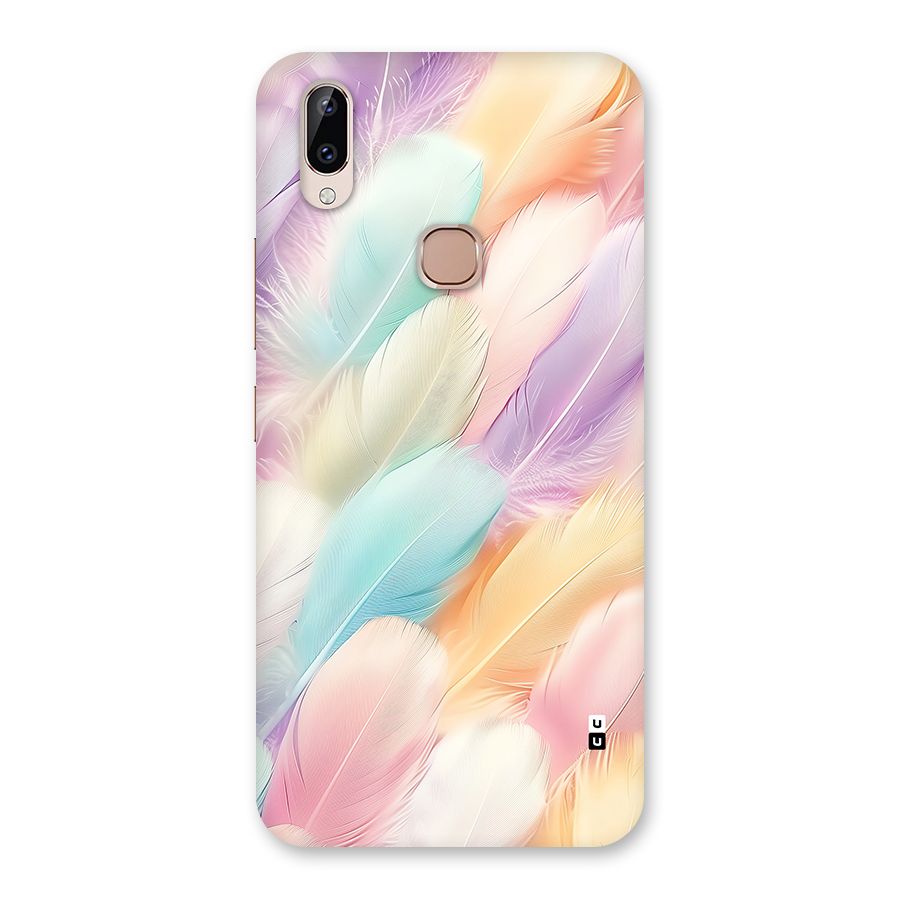 Pastel Feather Back Case for Vivo Y83 Pro