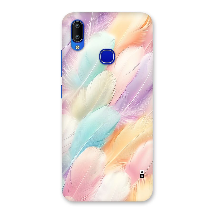 Pastel Feather Back Case for Vivo Y91