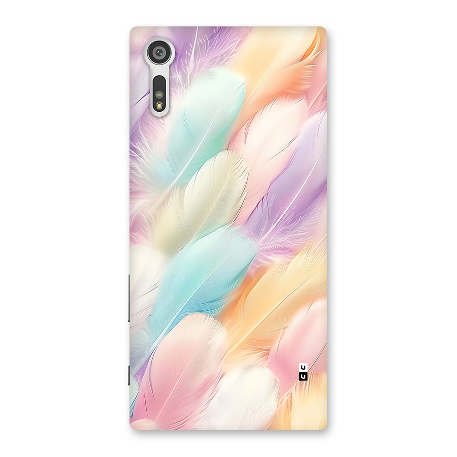 Pastel Feather Back Case for Xperia XZ