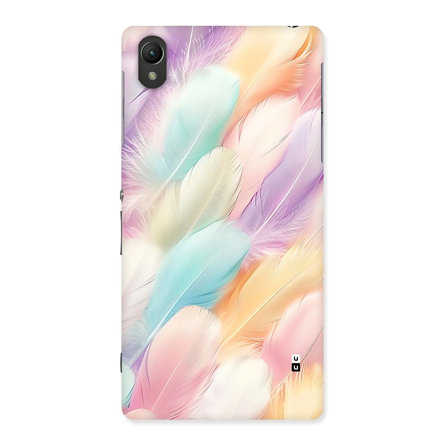 Pastel Feather Back Case for Xperia Z2