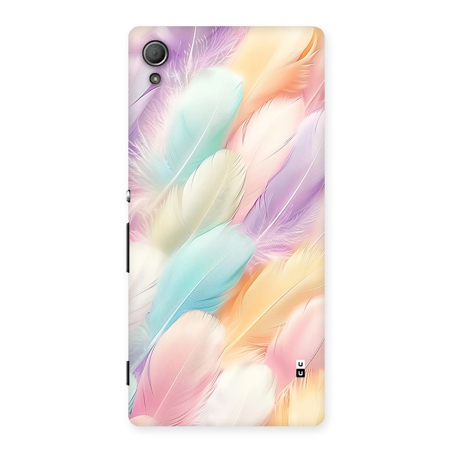 Pastel Feather Back Case for Xperia Z3 Plus