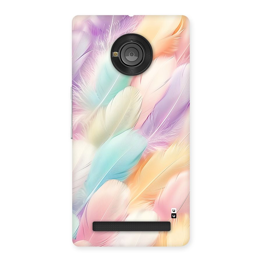 Pastel Feather Back Case for Yuphoria
