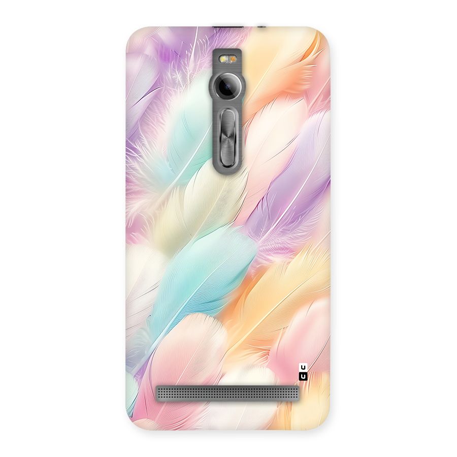 Pastel Feather Back Case for Zenfone 2