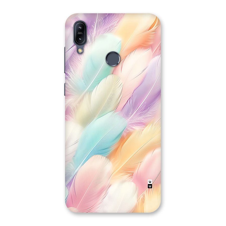 Pastel Feather Back Case for Zenfone Max M2