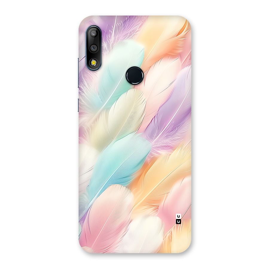 Pastel Feather Back Case for Zenfone Max Pro M2