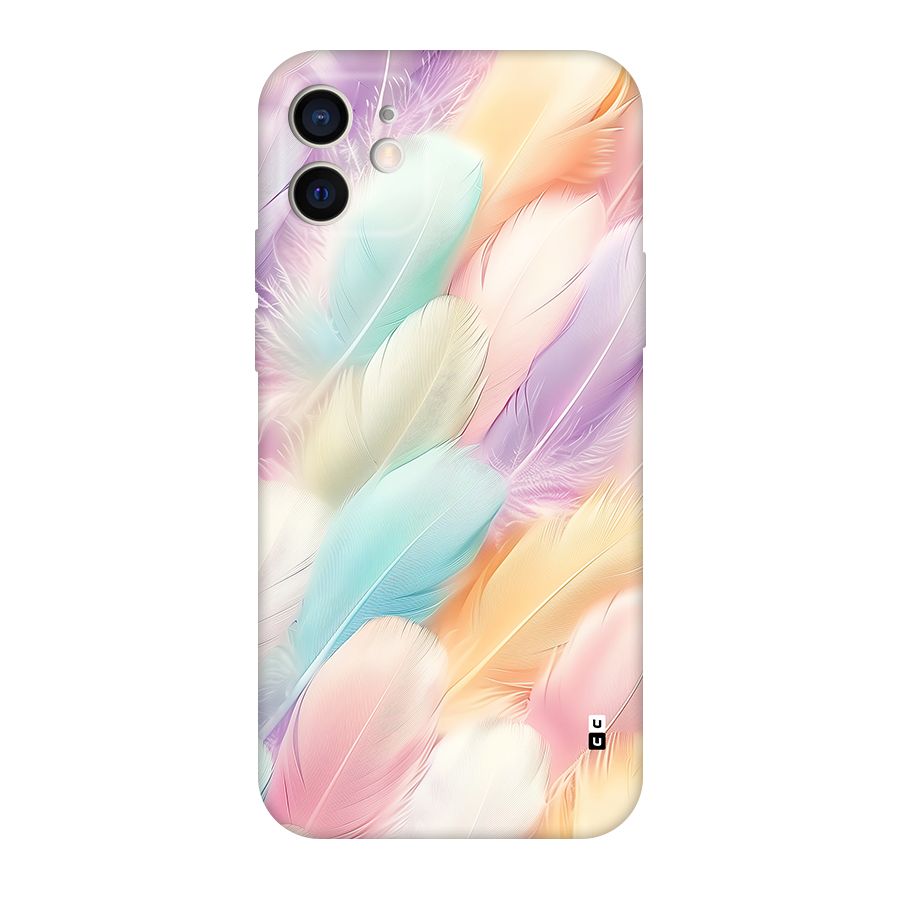 Pastel Feather Back Case for iPhone 12 Pro