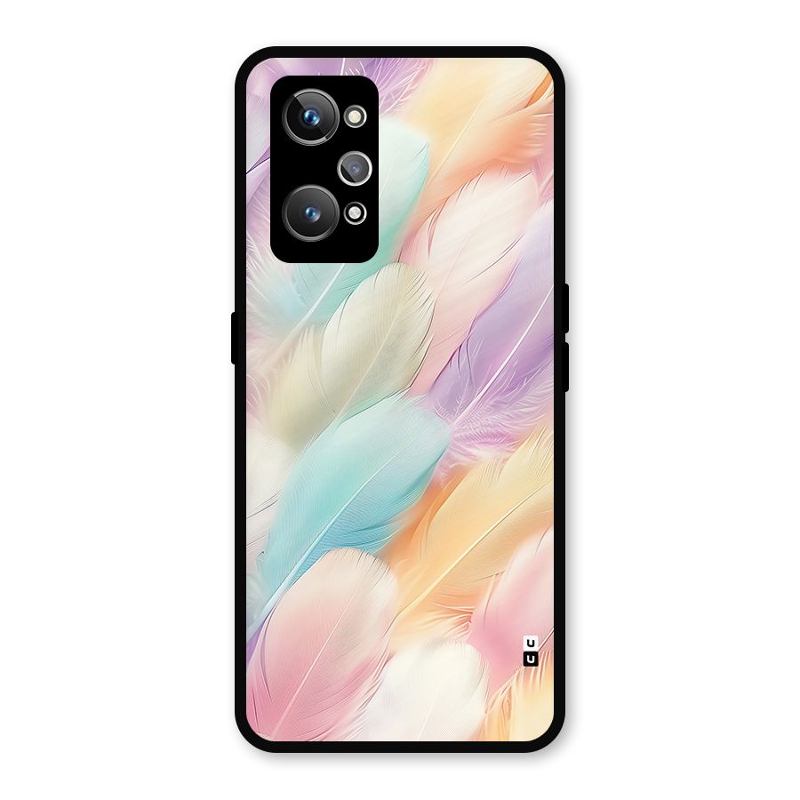 Pastel Feather Metal Back Case for Realme GT Neo2
