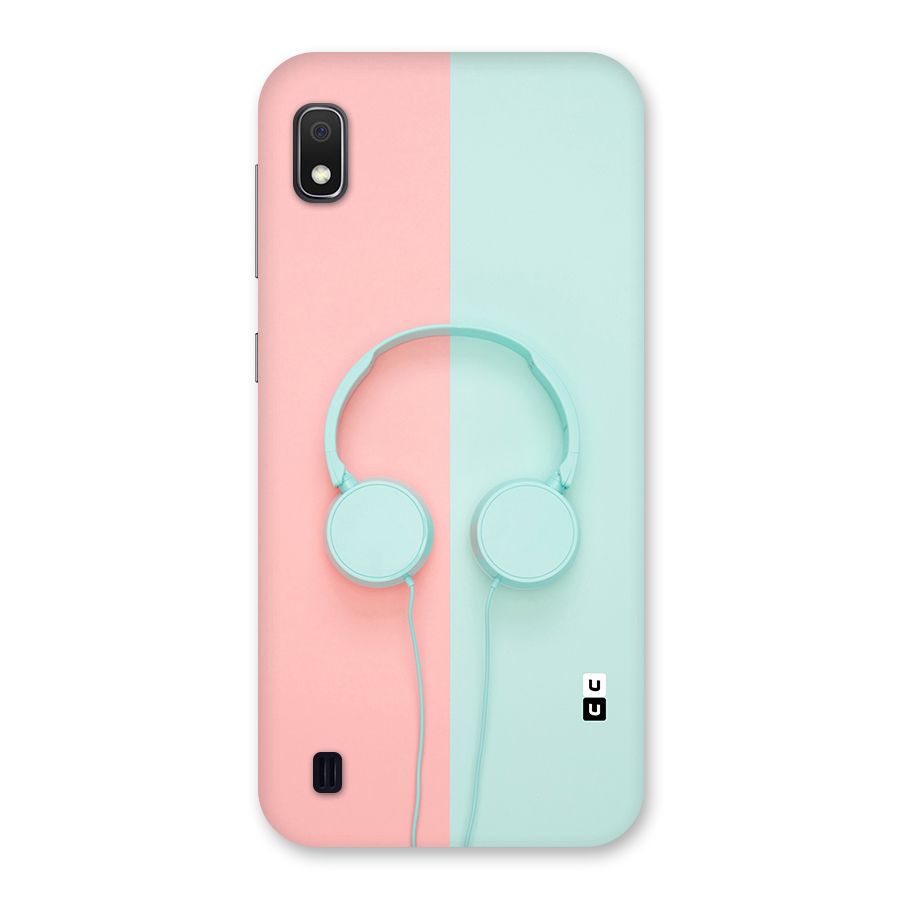 Pastel Headphones Back Case for Galaxy A10