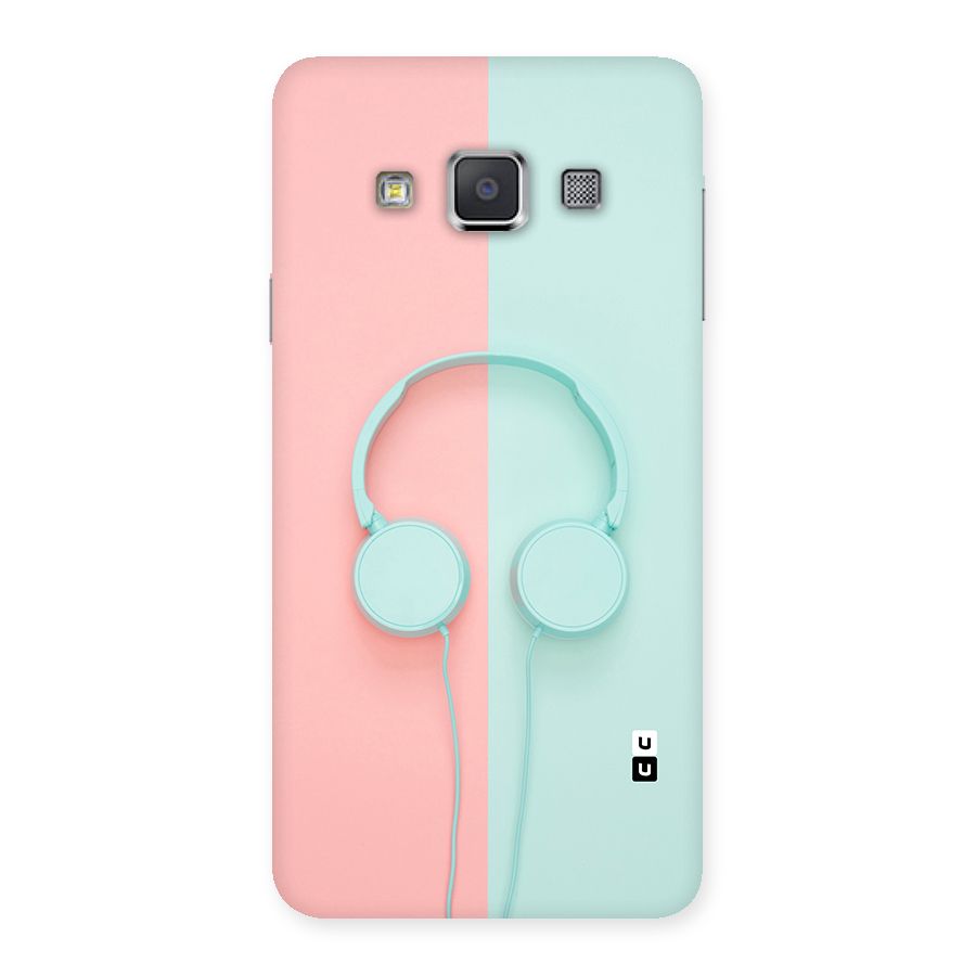 Pastel Headphones Back Case for Galaxy A3