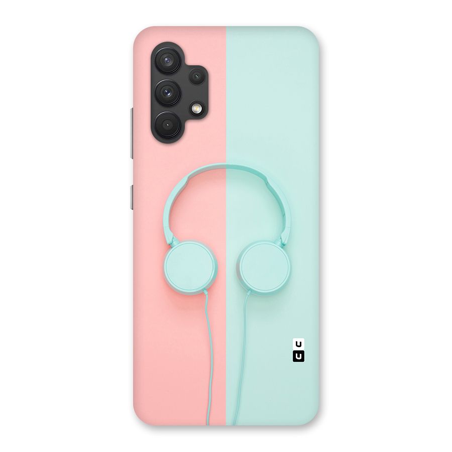 Pastel Headphones Back Case for Galaxy A32