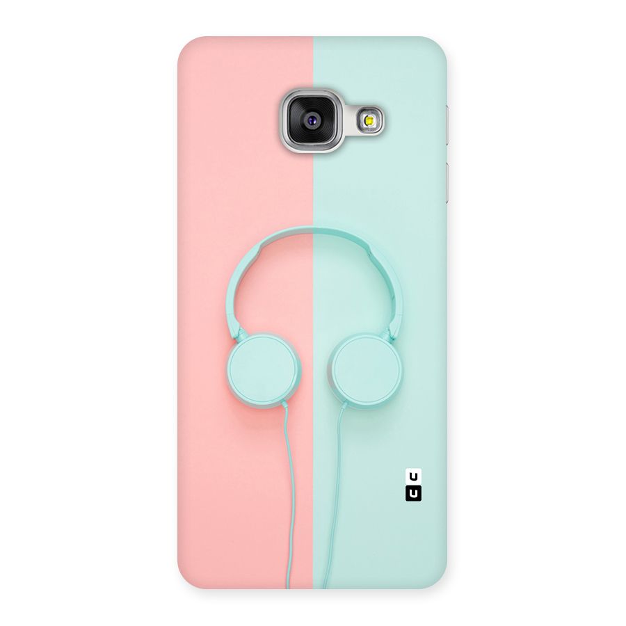 Pastel Headphones Back Case for Galaxy A3 2016