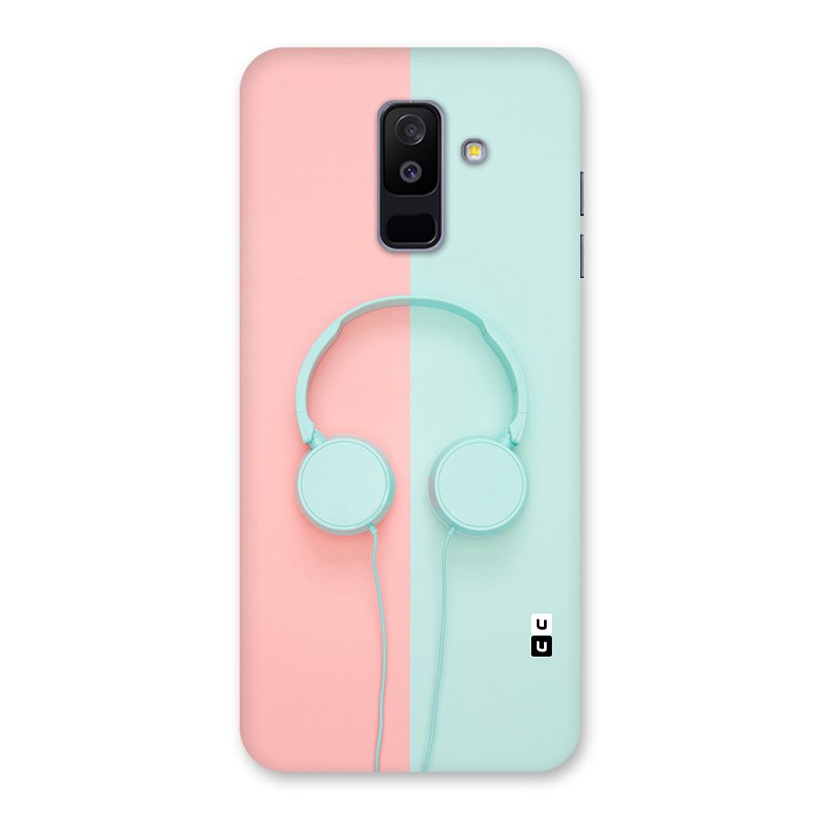 Pastel Headphones Back Case for Galaxy A6 Plus