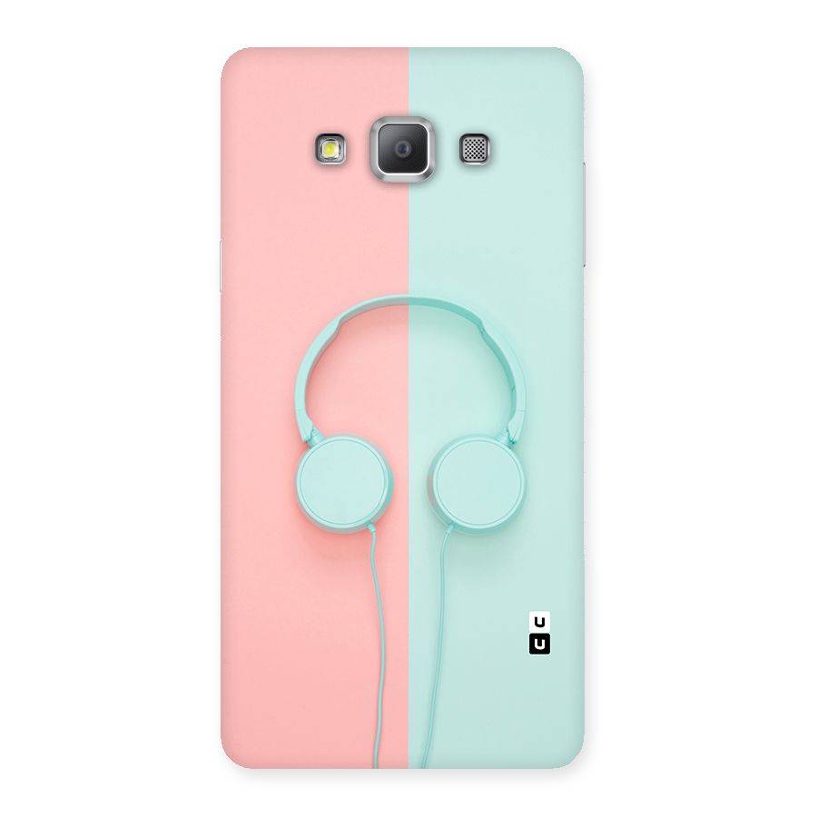 Pastel Headphones Back Case for Galaxy A7