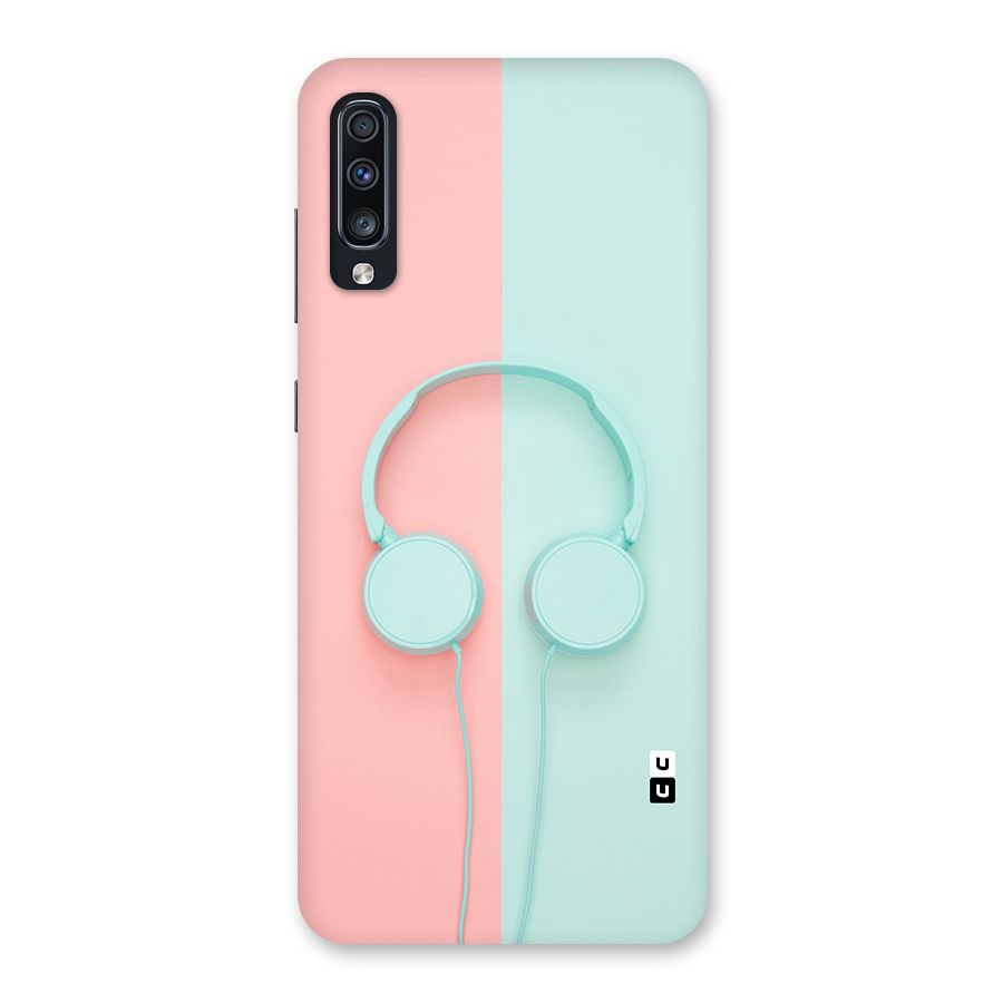 Pastel Headphones Back Case for Galaxy A70
