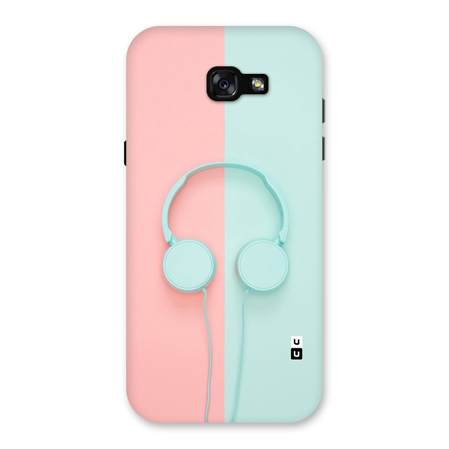 Pastel Headphones Back Case for Galaxy A7 (2017)
