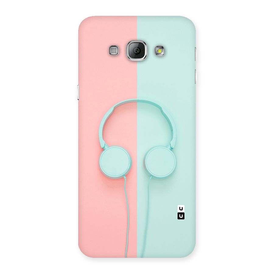Pastel Headphones Back Case for Galaxy A8