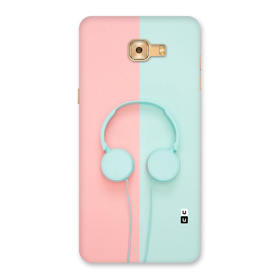 Pastel Headphones Back Case for Galaxy C9 Pro