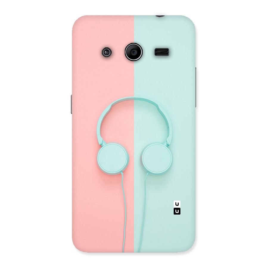 Pastel Headphones Back Case for Galaxy Core 2