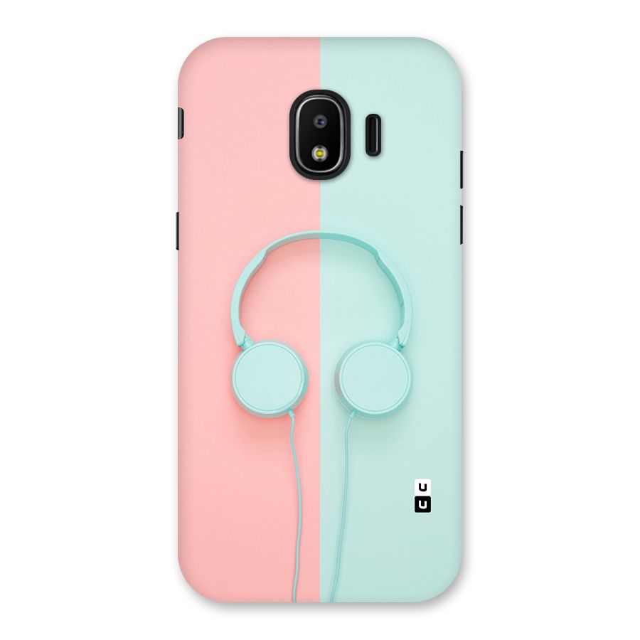 Pastel Headphones Back Case for Galaxy J2 Pro 2018