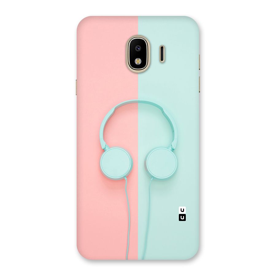 Pastel Headphones Back Case for Galaxy J4