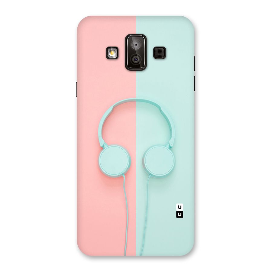 Pastel Headphones Back Case for Galaxy J7 Duo
