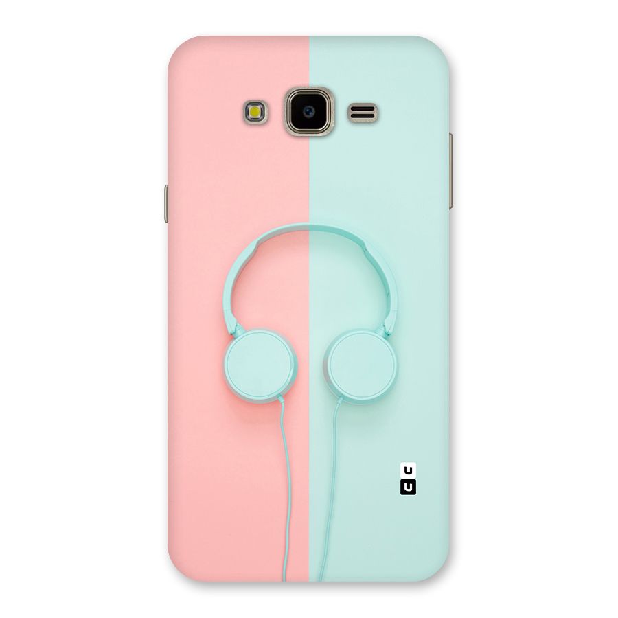 Pastel Headphones Back Case for Galaxy J7 Nxt
