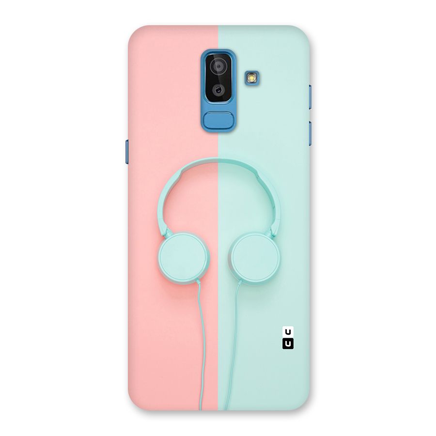 Pastel Headphones Back Case for Galaxy J8
