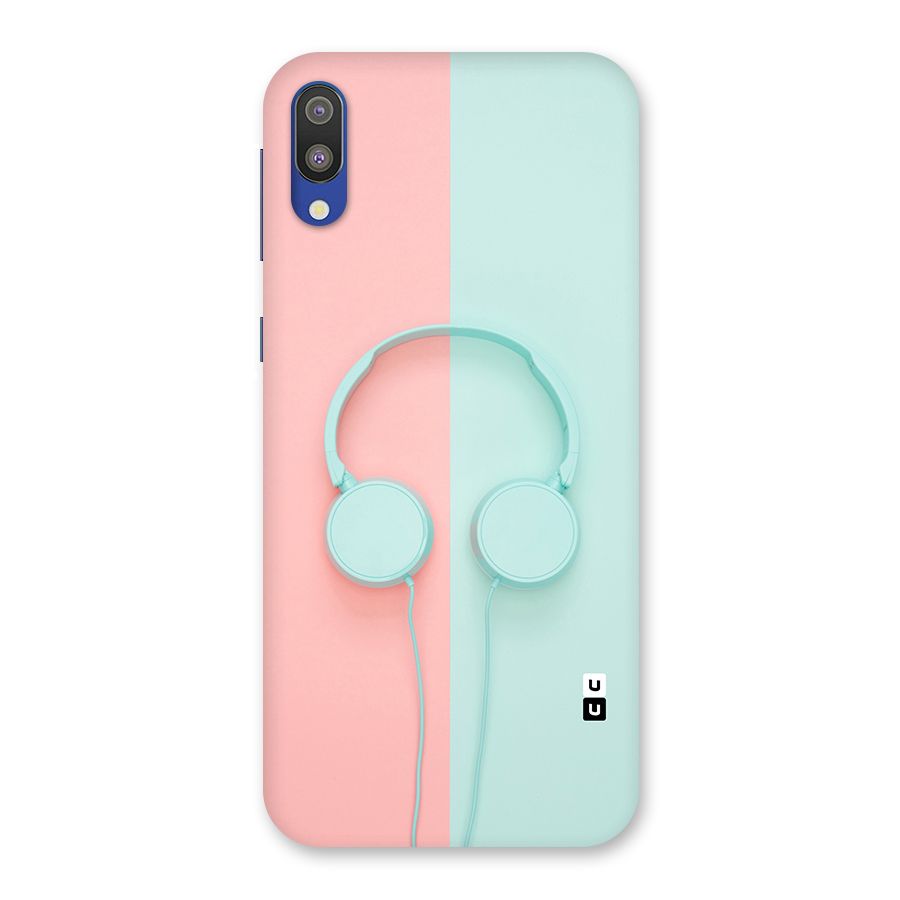 Pastel Headphones Back Case for Galaxy M10