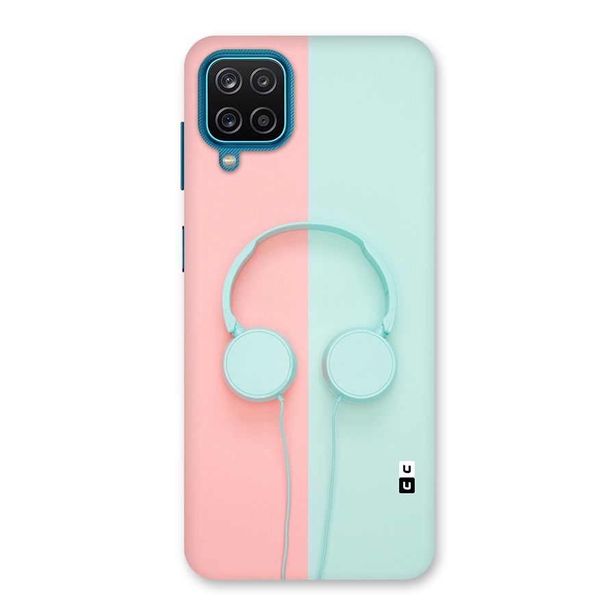 Pastel Headphones Back Case for Galaxy M12