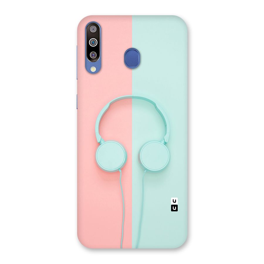 Pastel Headphones Back Case for Galaxy M30