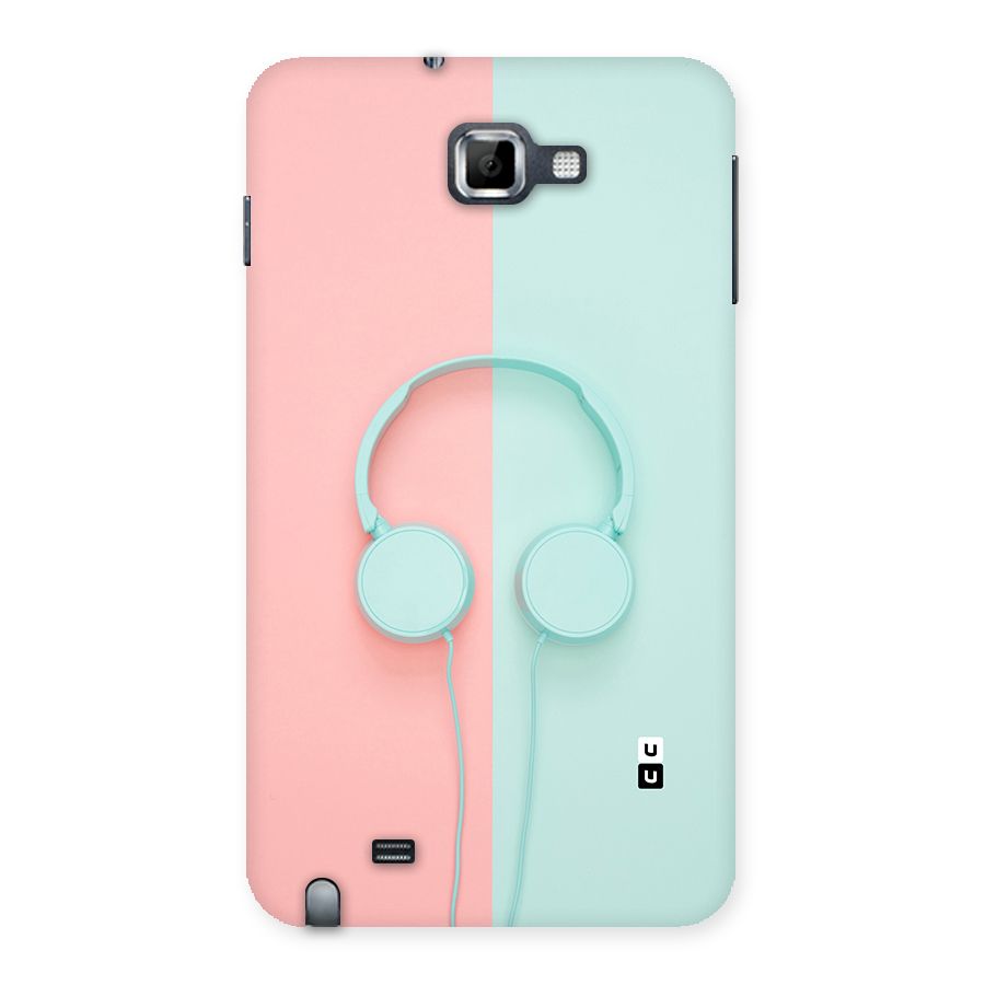 Pastel Headphones Back Case for Galaxy Note