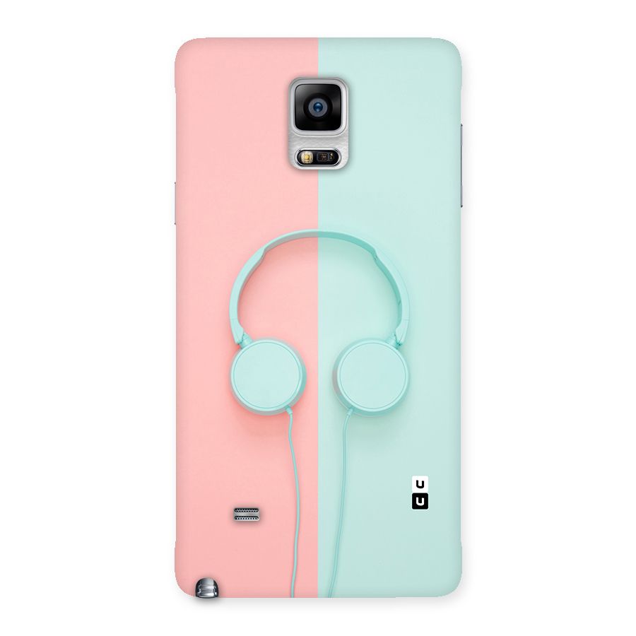 Pastel Headphones Back Case for Galaxy Note 4