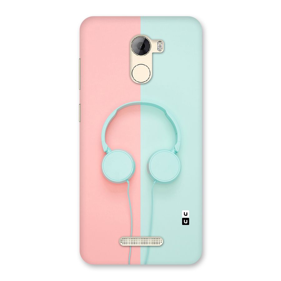 Pastel Headphones Back Case for Gionee A1 LIte