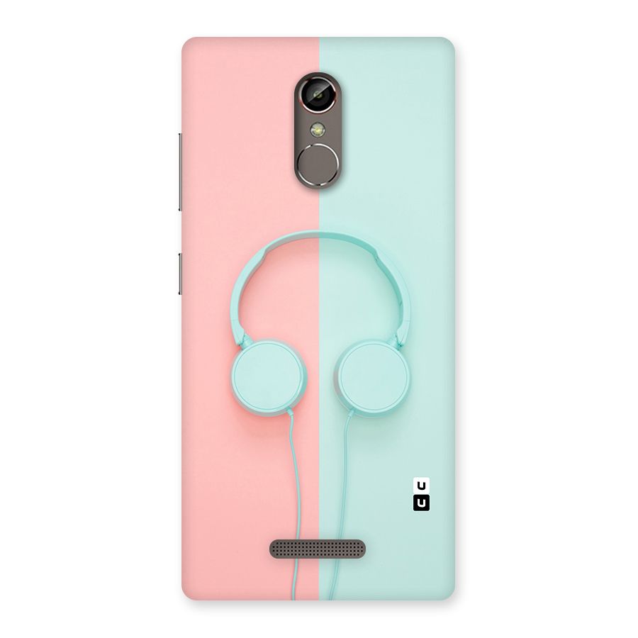 Pastel Headphones Back Case for Gionee S6s