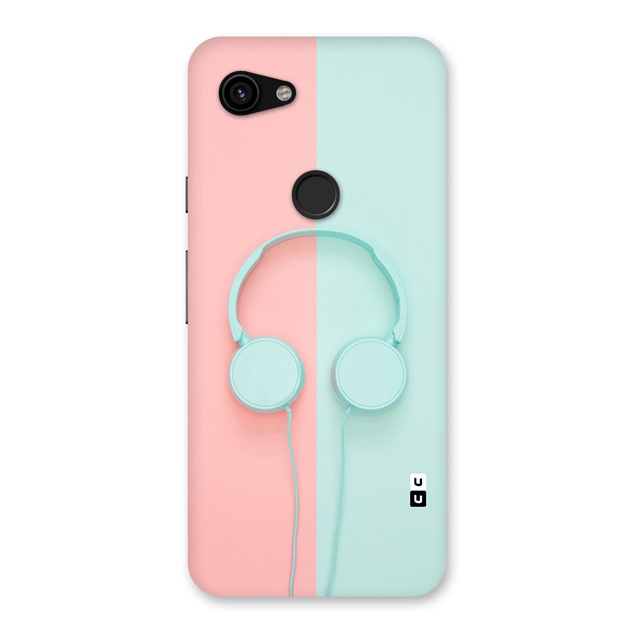 Pastel Headphones Back Case for Google Pixel 3a