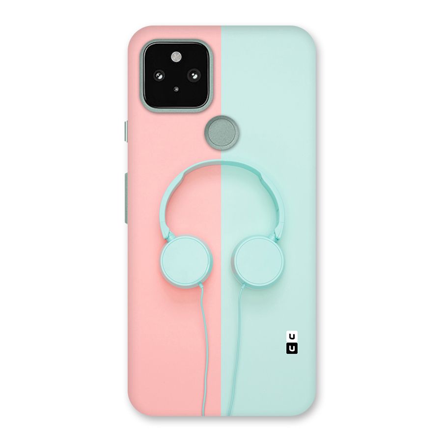 Pastel Headphones Back Case for Google Pixel 5