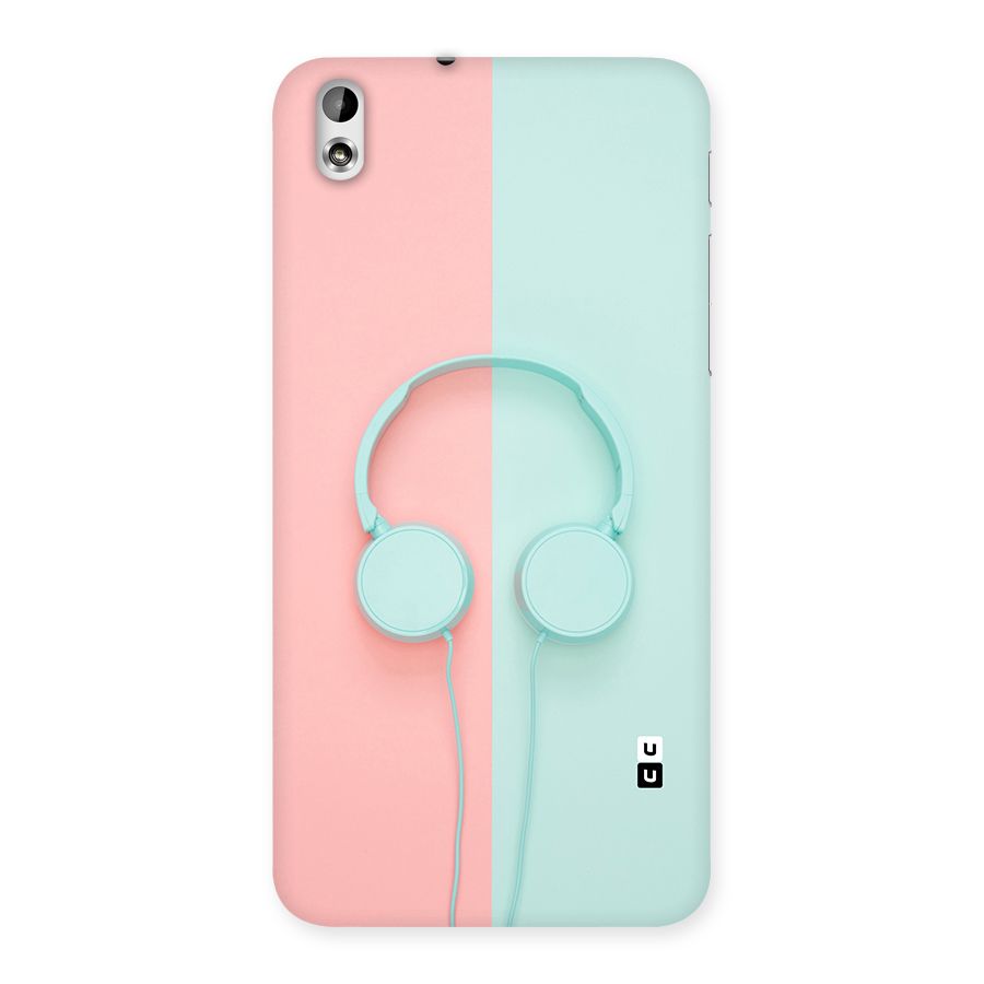 Pastel Headphones Back Case for HTC Desire 816g
