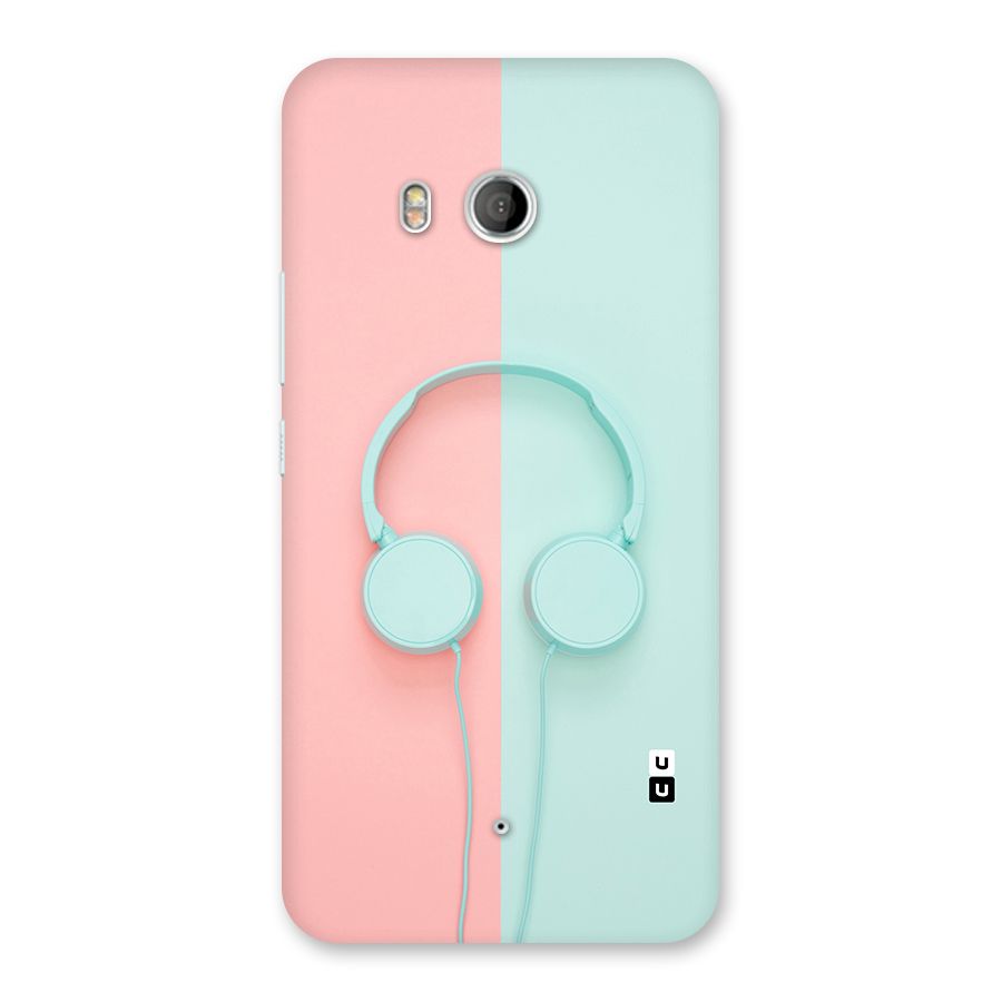 Pastel Headphones Back Case for HTC U11