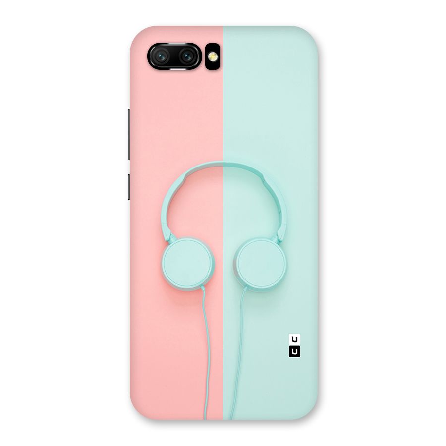 Pastel Headphones Back Case for Honor 10