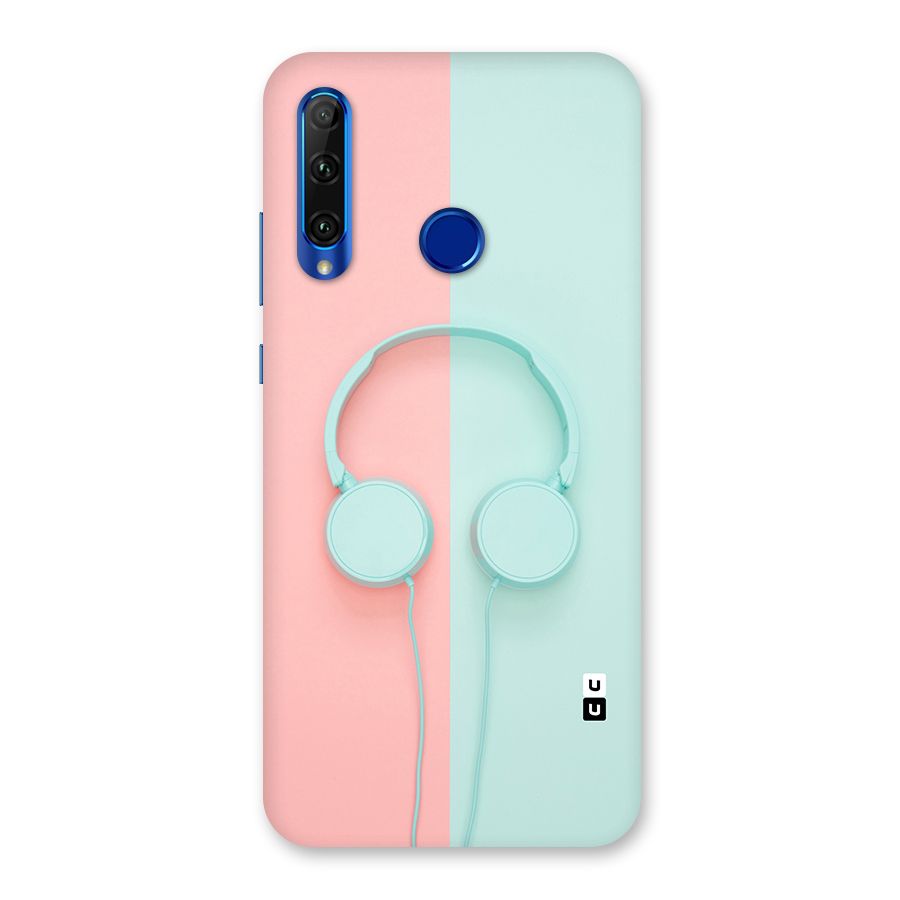 Pastel Headphones Back Case for Honor 20i