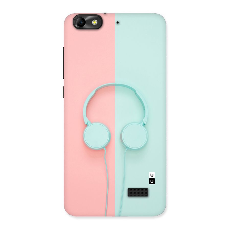 Pastel Headphones Back Case for Honor 4C